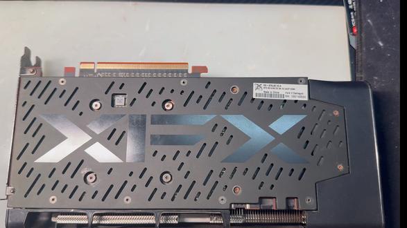 这运气也太好了,讯景RX5700显存供电烧了竟然还能修好 #显卡维修 #显卡 #AMD #rx5700显卡维修#芯片级维修技术