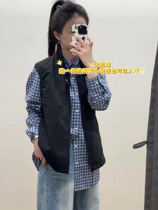 优衣库 这一件防风背心现在也可以入手了#解锁优衣库#摆脱路人感的小个子穿搭#优衣库穿搭#小个子穿搭#无限回购的宝藏单品