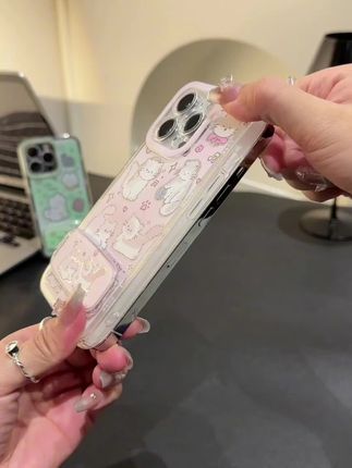 精致女孩的手机壳也是美美哒~这么可爱的小猫小狗支架手机壳壳好朋友我们一人一个一起用叭#手机壳#这个手机壳真的长在我心巴上了 #仙女必备#是时候安排一下了
