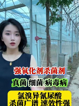 #农业主播周玲 #氯溴异氰尿酸 #万能杀菌剂 杀菌广谱种植必备,小黄车下单有优惠