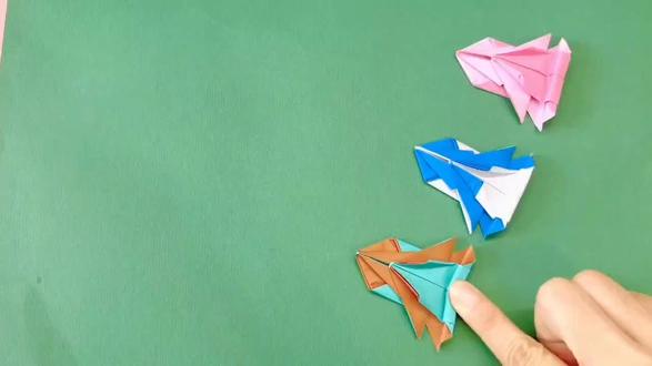 DIY折纸弹射车,简单几步就能完成 #手工 #手工折纸 #折纸教程 #折纸玩具