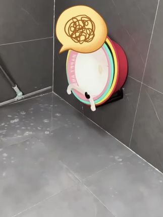 吸盘伸缩脸盆架 新款吸盘伸缩脸盆架免打孔置物架#健健康康快快乐乐 #大吉大利财源滚滚