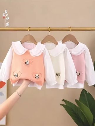 保暖坎肩秋季打底儿童春秋婴幼儿男女童外穿2025女童马甲春秋外穿