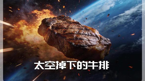 从空间站扔块牛排,会发生什么? #宇宙科普 #大气层 #科普 #脑洞大开 #脑洞科普