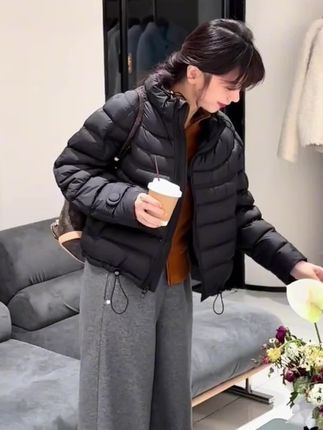 #冬日穿搭测评#秋冬ins风穿搭技巧#羽绒服外套女
