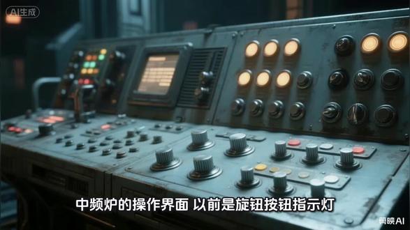 中频炉的“大脑”与“仪表盘”:PLC加触摸屏,让操作工从“盯 #铸造 #机械 #中频炉 #金属加工#熔炼,钢铁,有色金属,冶炼,融化,黄金,白银,铜,铝,工业,制造业,钛合金,炼金,工程,钢筋,电炉,贵金属,电炉,可控硅,感应线圈,磁,磁扼,铁,铁矿石,铅,镍,电,钢,煤,天然气,石油,油,能源,热,电缆,设备,光刻机,新能源,光伏,光纤,煤矿,碳,金,银,绿色,铸,电容,电抗器,特斯拉线圈,煤矿,重工,稀土,资源,矿山,矿产,矿,铅,锌,熔岩,水泥,石墨,电极,石,消失模,模具,机床,锰,锰硅