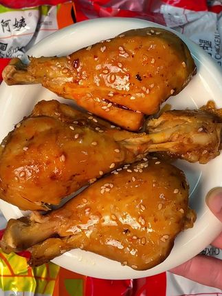 饿了馋了来一根,解馋又抗饿,晚上追剧嘴馋来一根,真香啊,关键四个才这个价#去皮鸡腿 #零食 #开袋即食 #追剧小零食 #解馋