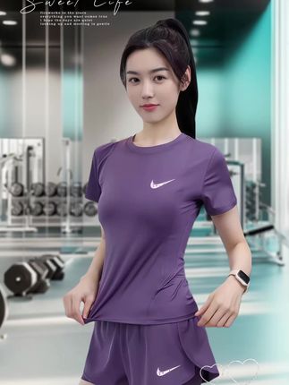 #健身女孩穿搭 #瑜伽服搭配 #运动装备 #速干衣 #夏季穿搭