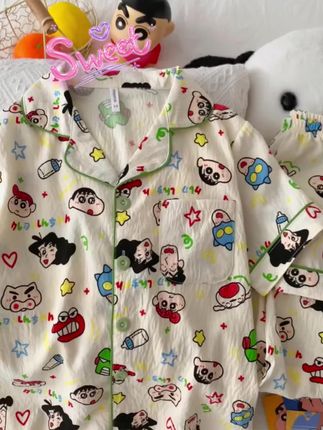 先入手的儿童睡衣三件套,可可爱爱舒舒服服。#夏季穿搭 #儿童睡衣 #睡衣家居服 #高品质童装 #儿童睡衣三件套