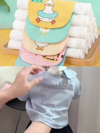 上幼儿园的宝宝,吸汗巾要提前备,老师都会要求每天带几条, 出汗更换及时不容易着凉#入园必备 #开学必备#吸汗巾 #母婴育儿