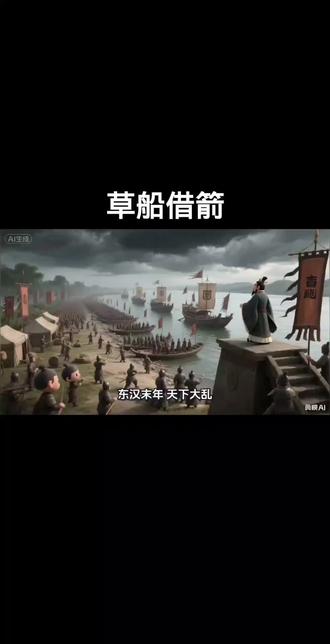 AI动画-故事-草船借箭