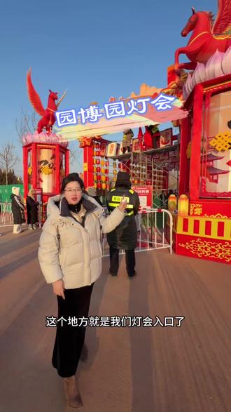 今年园博园灯会太震撼了#东营园博园#东营园博园灯会#东营灯会#春节去哪玩#东营园博园骐骥光影灯会