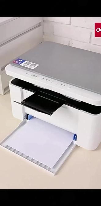 【热销推荐】得力黑白激光打印机家用无线蓝牙连接打复扫一体机