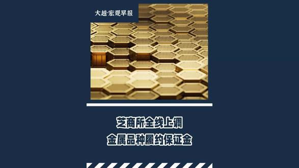 芝商所全线上调金属品种履约保证金 12月29日宏观早报 #宏观经济 #期货知识