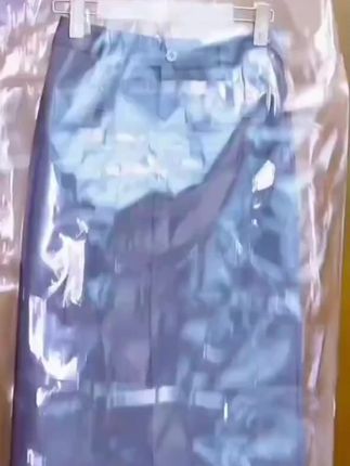 西装半身裙女2025春秋季新款高腰垂坠感中长款灰色一步包臀长裙子#夏季穿搭 #引领时尚潮流 #气质女神穿搭 #显高显瘦穿搭