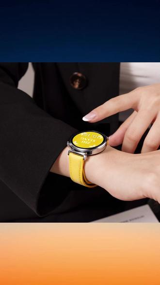 适用于华为GT6手表带46按压watch5真皮4pro磁吸荔枝纹gt5/4腕表带 #华为GT6真皮表带 #watch5磁吸表带 #4pro荔枝纹表带 #gt5腕表带 #按压式表带