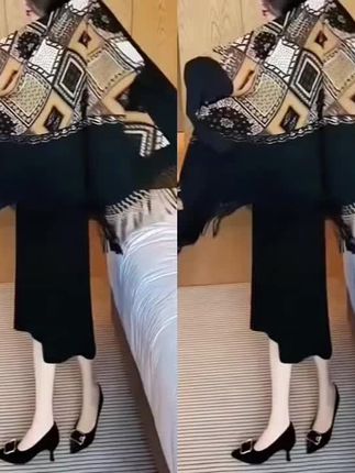 秋季新款休闲百搭拼接复古显瘦披肩风衣外套#女款披肩 #女款拼接披肩 #女款休闲披肩 #女款百搭披肩 #衣雅严选