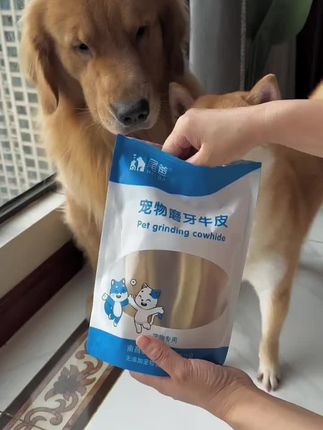 一块风干牛皮,就可以让狗子啃到天荒地老#萌宠好物 #磨牙棒#狗狗零食#狗狗磨牙棒#超便宜超划算