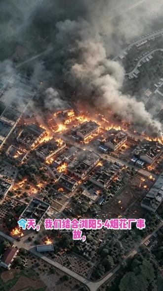 #浏阳5·4烟花厂爆炸 #湖南浏阳烟花厂重大事故 #烟花厂三超一改隐患 #安全生产红线不可破