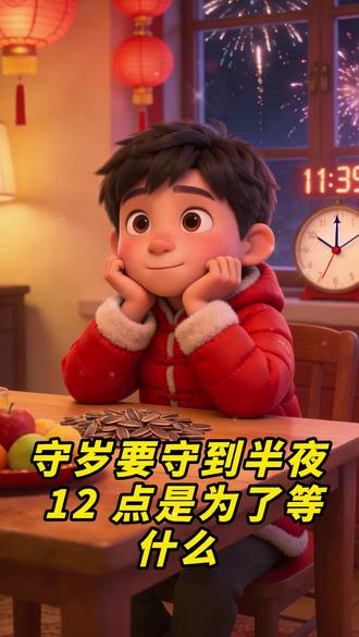 守岁要守到半夜12点是为了等什么 #守岁 #跨年 #科普 #新年 #长知识