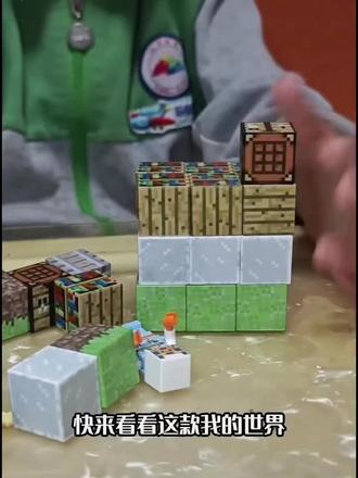 我的世界磁力方块全套正版男女孩拼图儿童益智拼装磁铁吸积木玩具#玩具 #益智玩具 #积木 #我的世界 #磁力方块
