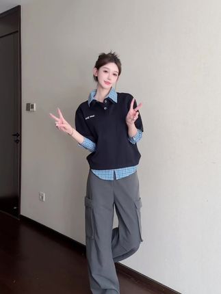 miu系叠穿穿搭 一件通勤#ootd穿搭 #miumiu#cleanfit穿搭 #老钱风穿搭#通勤搭配