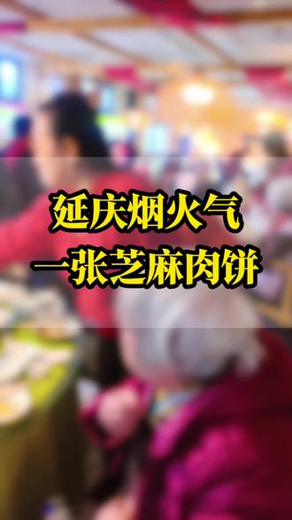 如果你有时间一定要来尝尝延庆的芝麻香肉饼溜达鸡#延庆美食推荐 #小二姐 #青山园 #芝麻香肉饼