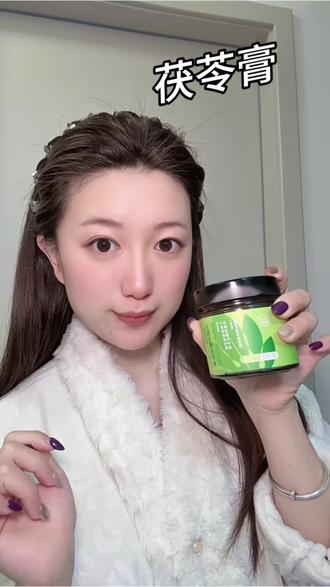 没尝试过茯苓膏的都可以试试珍宝岛他们家的这款,口感是微微清甜#珍宝岛茯苓膏