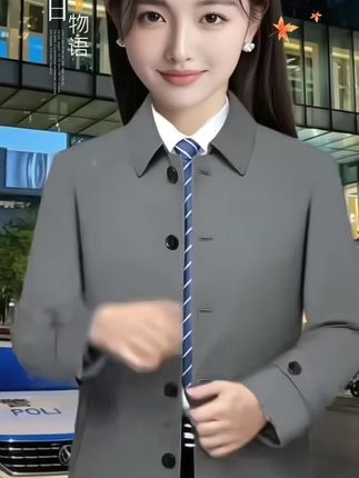 皮尔卡丹休闲翻领风衣夹克#夹克 #风衣夹克 #春秋新款 #潮流穿搭休闲风 #高端大气