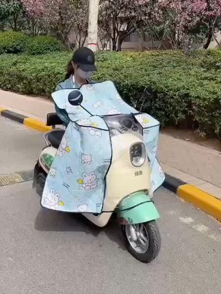 天气暖和了,这个电动车# 夏季挡风被 要安排上,挡风挡雨还遮阳#挡风被#电动车挡风被#户外推荐