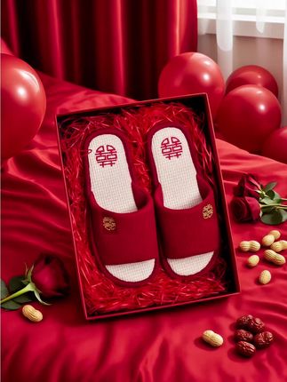 #结婚拖鞋红色情侣拖鞋#春夏婚礼#喜庆陪嫁 #婚礼必备#结婚用品 @抖加🔥上热门🔥dou+🔥热点宝