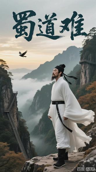 古代文学鉴赏第二十三集:《蜀道难》作者:唐代诗人李白 噫吁嚱,危乎高哉!蜀道之难,难于上青天!
蚕丛及鱼凫,开国何茫然!尔来四万八千岁,不与秦塞通人烟。西当太白有鸟道,可以横绝峨眉巅。地崩山摧壮士死,然后天梯石栈相钩连。
上有六龙回日之高标,下有冲波逆折之回川。黄鹤之飞尚不得过,猿猱欲度愁攀援。青泥何盘盘,百步九折萦岩峦。扪参历井仰胁息,以手抚膺坐长叹。
问君西游何时还?畏途巉岩不可攀。但见悲鸟号古木,雄飞雌从绕林间。又闻子规啼夜月,愁空山。蜀道之难,难于上青天,使人听此凋朱颜!
连峰去天不盈尺,枯松倒挂倚绝壁。飞湍瀑流争喧豗,砯崖转石万壑雷。其险也如此,嗟尔远道之人胡为乎来哉!
剑阁峥嵘而崔嵬,一夫当关,万夫莫开。所守或匪亲,化为狼与豺。朝避猛虎,夕避长蛇,磨牙吮血,杀人如麻。锦城虽云乐,不如早还家。
蜀道之难,难于上青天,侧身西望长咨嗟!
#青年创作者成长计划 #抖音合集升级计划 #噫吁嚱危乎高哉