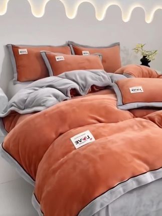 #牛奶绒四件套#俞兆林牛奶绒四件套#四件套#