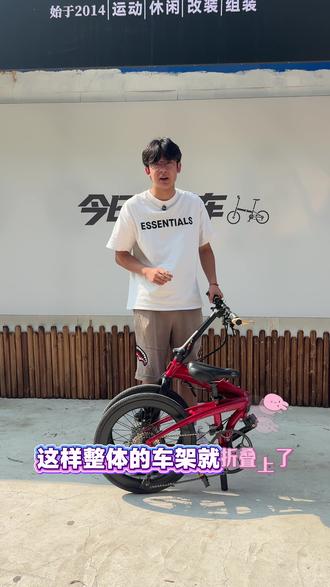 燕鸥d9折叠教程 一看就会 #折叠自行车 #高性能折叠车 #燕鸥折叠车