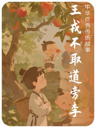 儿童故事——中华优秀传统故事——智慧解决类《王戎不取道旁李》 #儿童故事 #睡前故事 #早教启蒙 #亲子共读
《王戎不取道旁李》
王戎七岁时见路边李树硕果累累,却断定 “路边甜李早被路人摘光,此李必苦”,众人尝后果然如此,教会孩子 “遇事多观察、勤思考,不盲目跟风”。