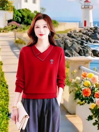 秋冬大码针织衫女|不规则翻领+纯色显瘦|软糯亲肤长袖打底,胖MM遮肉显气质, 专为胖MM量身打造的秋冬针织打底衫!不规则翻领打破单调,修饰颈线超显脸小;软糯针织面料贴肤不扎,保暖又透气。经典纯色百搭不挑人,搭大衣、牛仔裤都好看,轻松藏住拜拜肉和小肚腩。秋冬穿它,显瘦与舒适兼得,日常通勤、约会都能hold住!#时尚减龄穿搭 #优雅气质 #高级感穿搭 #时尚休闲穿搭 #谁穿谁漂亮