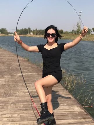 电镀红28调鲫鱼竿#鱼竿鱼具#钓鱼#野钓#抖音小助手#热门鱼竿