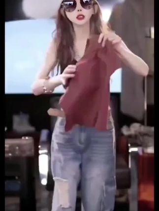 2025早秋打底单穿小众黑色正肩短袖T恤女紧身辣妹复古颜色上衣#百搭打底衫 #时尚打底衫 #高品质打底衫 #打底衫