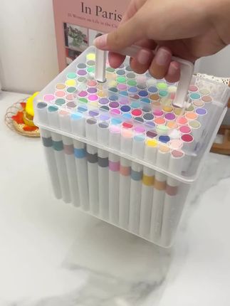 丙烯马克笔水彩笔,不晕染不透纸,小学生专用画画笔全套,专业绘画好帮手#画画🎨 #开学必备 #学习用品