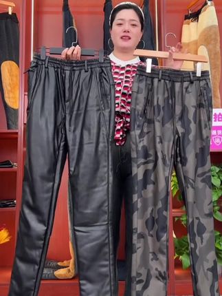 男士皮裤冬季加绒加厚迷彩修身弹力小脚裤外卖代驾防风防寒皮裤子#加绒皮裤 #加厚皮裤 #男士迷彩裤 #男士迷彩皮裤 #保暖皮裤
