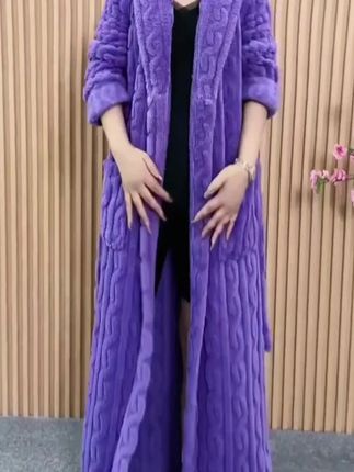 #家居服#睡袍#秋冬睡衣#珊瑚绒睡衣#穿出自己的风格