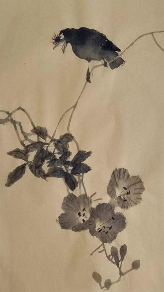 凌霄花八哥(下) #想画就画