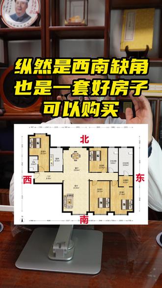纵然西南缺角,也是一套好房子,可以购买! #买房 #选房 #户型图