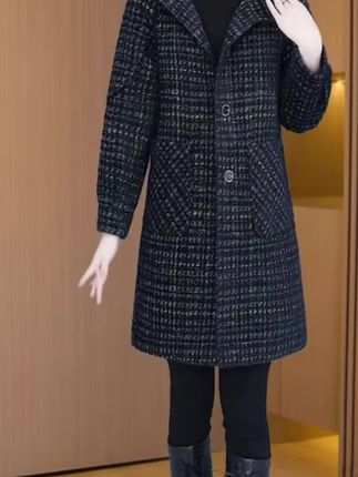 #谁穿谁漂亮 #毛呢大衣 #秋冬外套 #气质穿搭 #厚外套