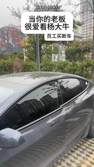 当员工买了新车 #不讲不讲 #搞笑 #模仿 #杨大牛