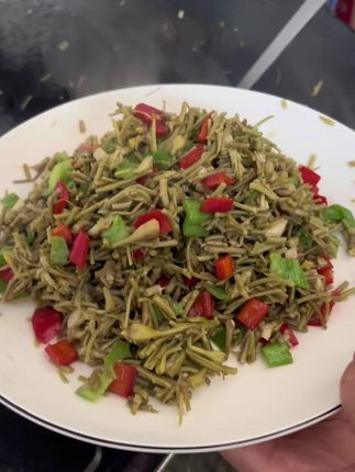 菱角菜家常做法 简单方便,好吃下饭#菱角菜 #下饭菜