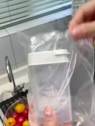 双开口计量收纳瓶,厨房调料防尘大容量好帮手! #苏打粉收纳 #防尘调味瓶 #厨房家用瓶 #厨房调味盒 #防尘调料瓶