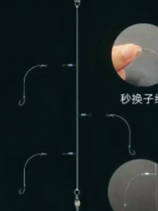 2025新款秒换子线串钩,野钓防缠绕,专钓黄辣丁鲫鱼! #野钓串钩 #2025新款串钩 #黄辣丁鲫鱼串钩 #秒换子线串钩 #野钓专用串钩