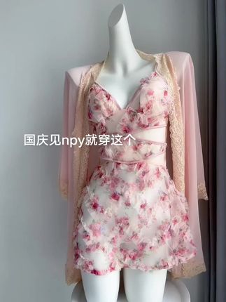 #性感睡衣睡裙 #气质仙女裙穿搭 #甜美穿搭 #性感睡衣 #战袍