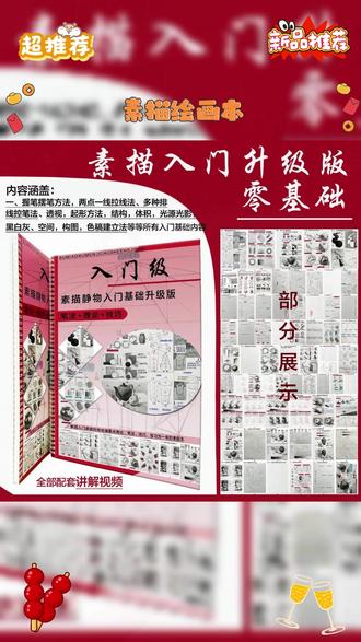 入门级升级版 素描本入门级升级版上新了 #画画 #绘画 #素描 #零基础学画画 #美术生